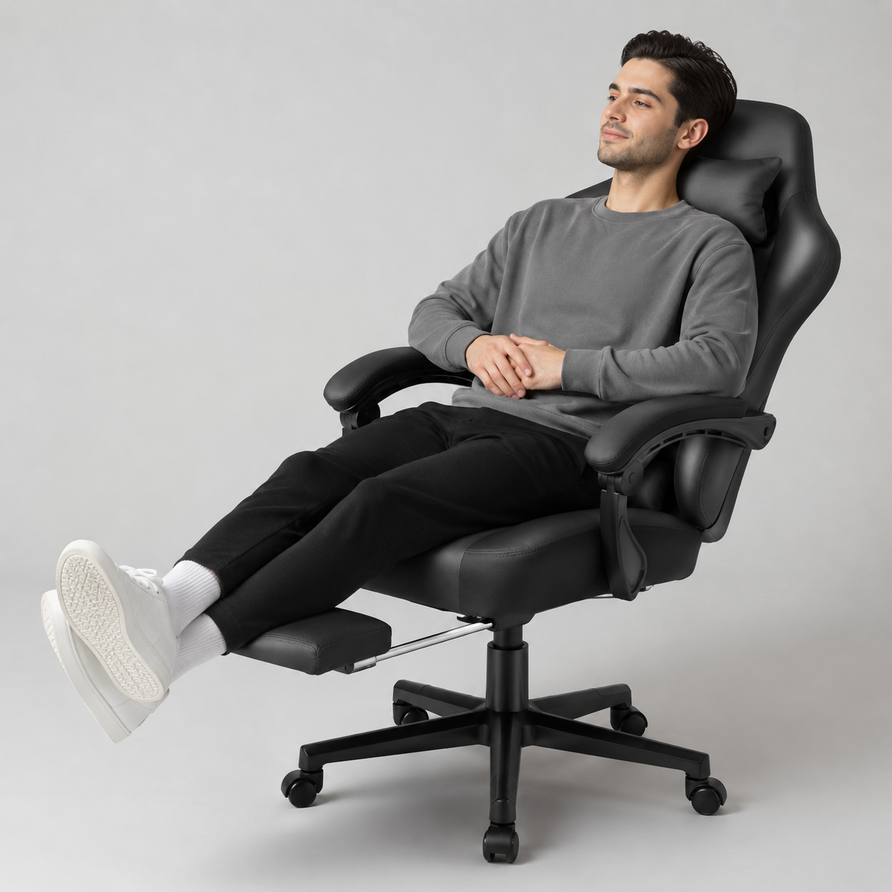 Premium Reclining Gaming Chair with Footrest